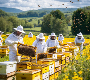 A group enjoying Bee Safari Activity