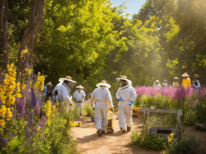 Apiary activities of Bee Safari program
