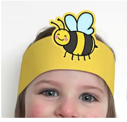 Çocuklara arı maskesi örneği