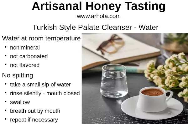 The Turkish style palate cleanser. Natural water at room temperature